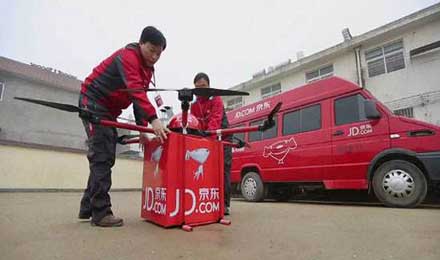 无人机物流时代正式开启,首个国家级试点为何是京东? 无人机物流时代正式开启,首个国家级试点为何是京东?