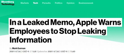 苹果内部文件：去年抓了29个“内鬼”，12人被捕！