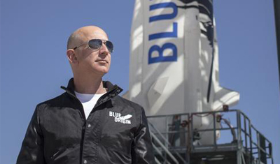 贝索斯身价达到1433亿美元，比第二名盖茨多500亿