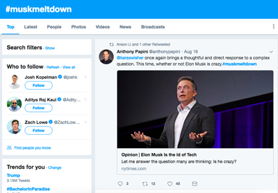 马斯克疯了?没有,他最需要的可能是在推特上闭嘴 马斯克疯了?没有,他最需要的可能是在推特上闭嘴