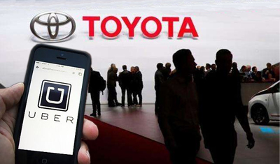 Uber获丰田5亿美元投资，投后估值达720亿美元
