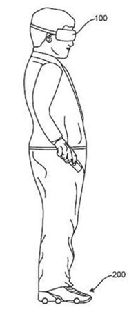谷歌申请新VR专利:搭载马达履带的鞋子加强用户沉浸感 谷歌申请新VR专利:搭载马达履带的鞋子加强用户沉浸感
