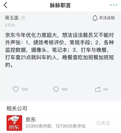 京东裁员20%的真相是什么？