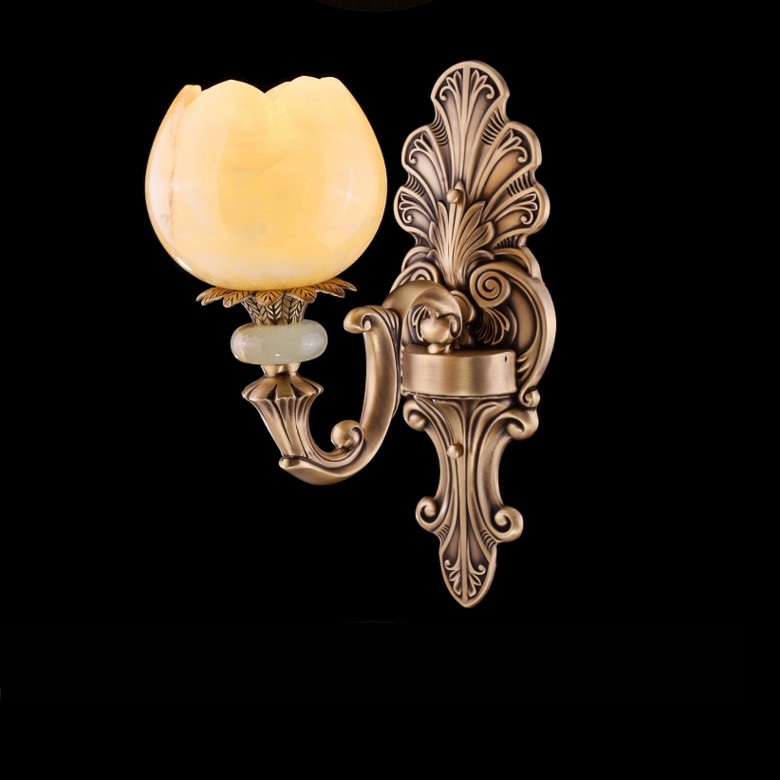 全铜云石玉石灯00